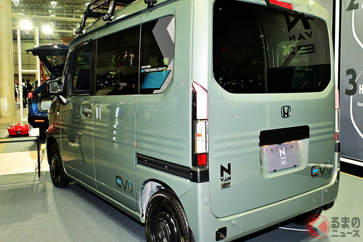 新たな「N-VAN e:」の実車初公開!