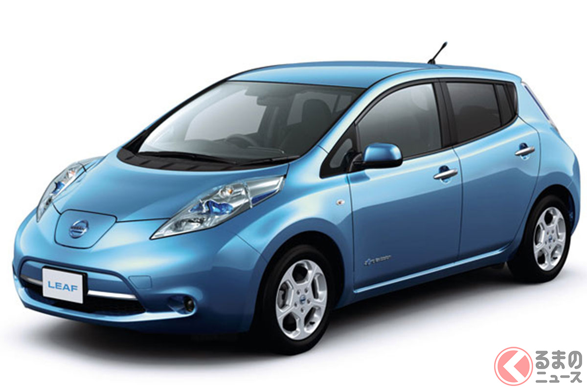 ウクライナ侵攻に対する制裁処置による「ロシアへの輸出禁止」対象になり、中古車相場の影響を受けた日産の電気自動車「リーフ」(初代)