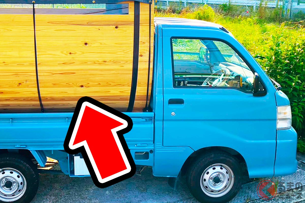 軽トラックが夢の「個室サウナ」に!