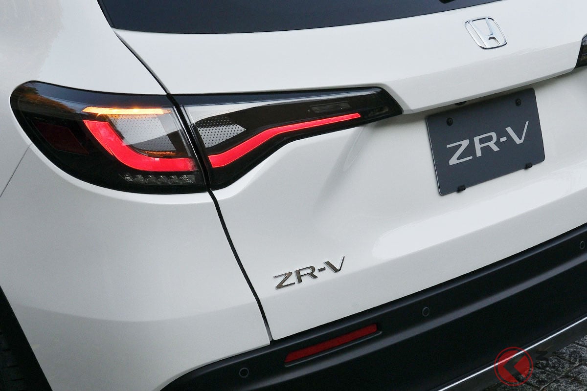 スタイリッシュなデザインが好評の「ZR-V」