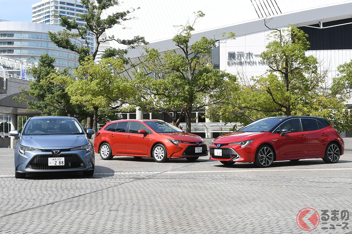 トヨタ「カローラシリーズ(セダン・ワゴン・ハッチバック)」