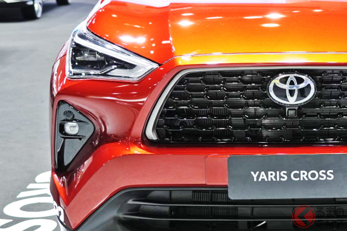 「FAST・オート・ショー・タイランド」で展示されたトヨタ「ヤリスクロス」(東南アジア向けモデル)