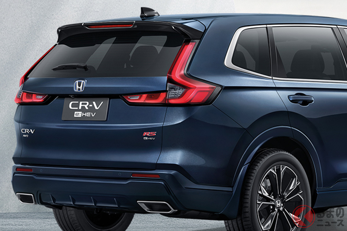 タイ仕様にはスポーティな「RS」の設定も! 写真はタイ仕様のホンダ「CR-V e:HEV RS」(ハイブリッドモデル)