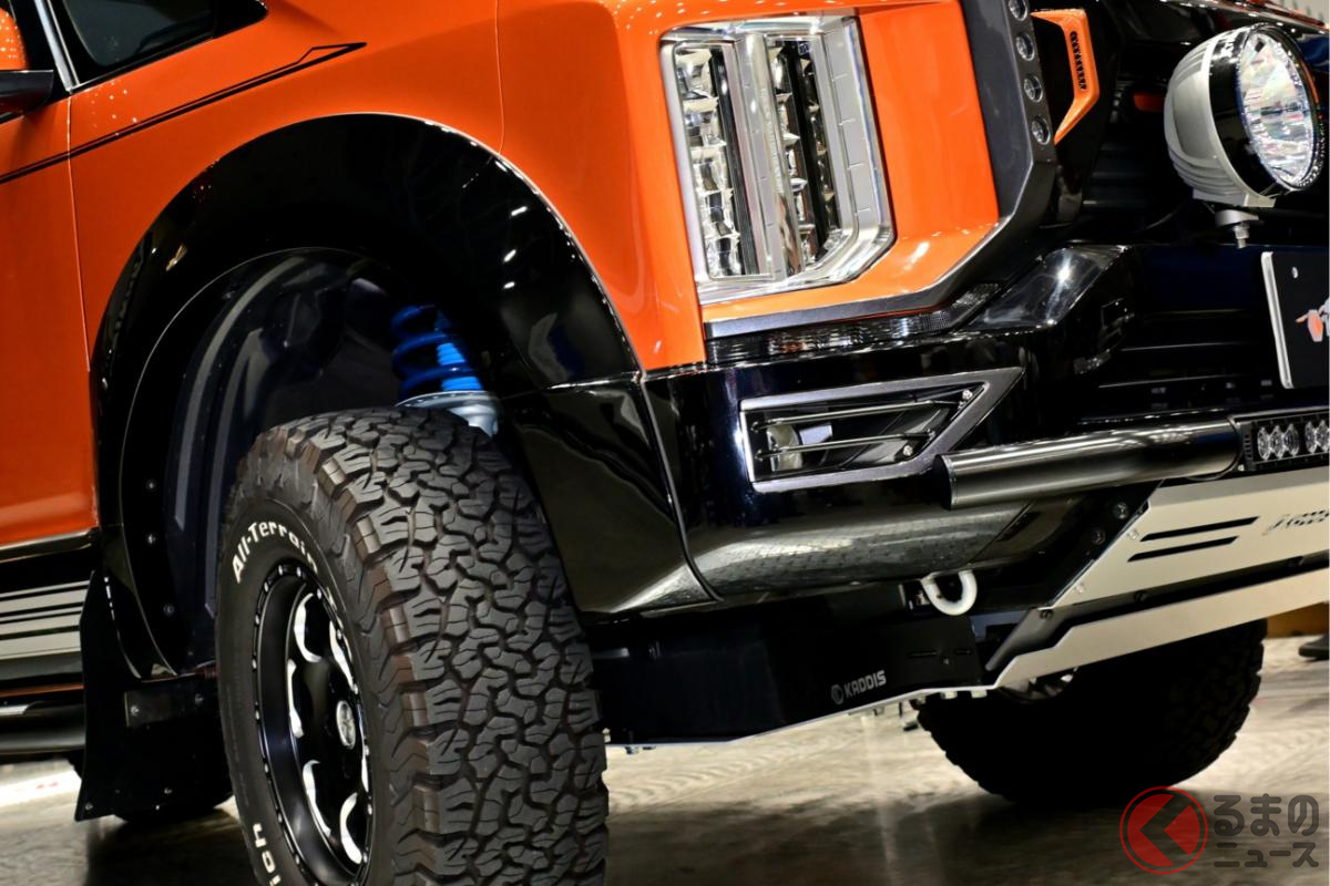 SUV顔負け! 超オフロード仕様の三菱「デリカD:5」とは?