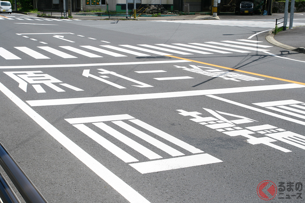 場所によってはこのように分けている道路標識もある