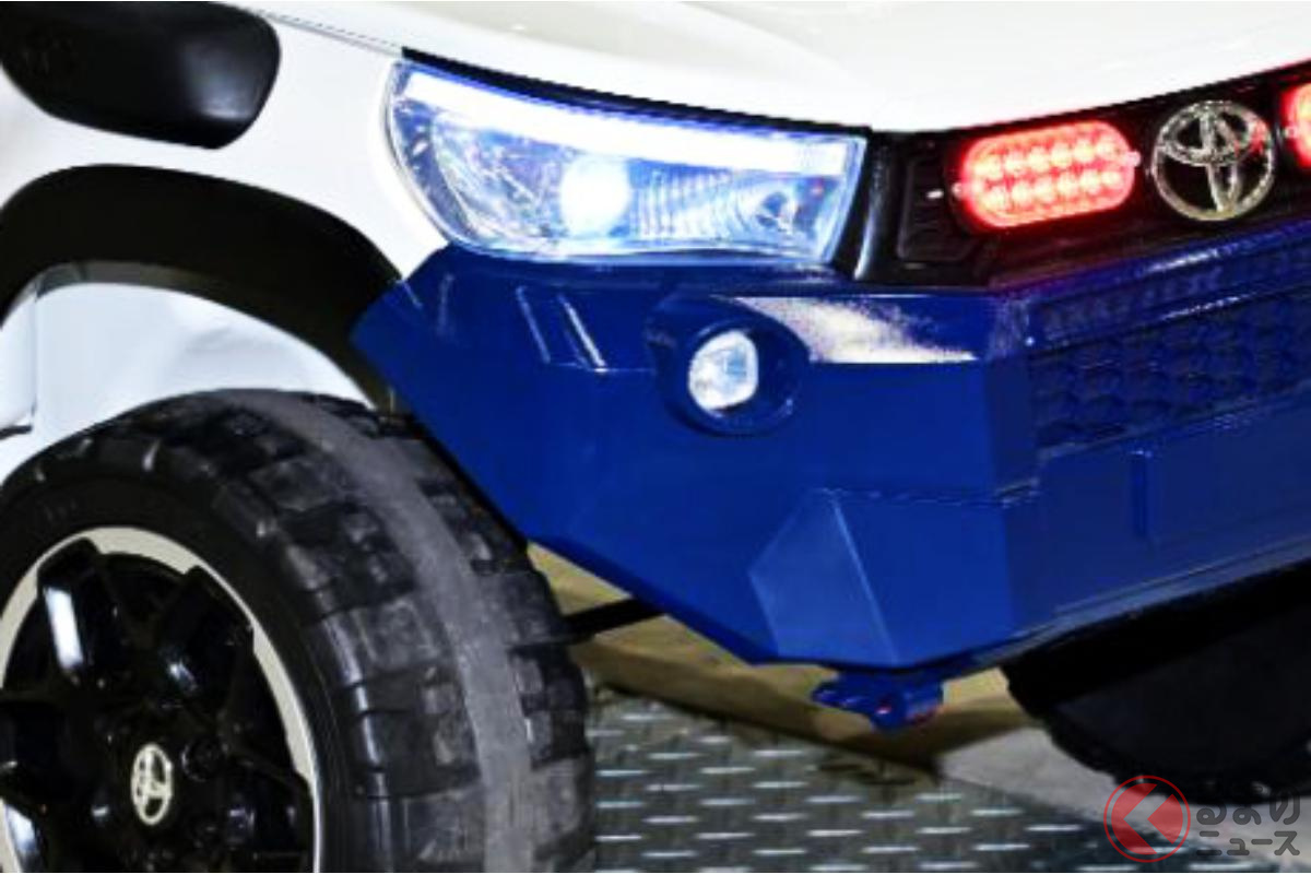 屋根なし2シーターの斬新「“ミニ”ハイラックス」とは?(群馬パーツショー2024)