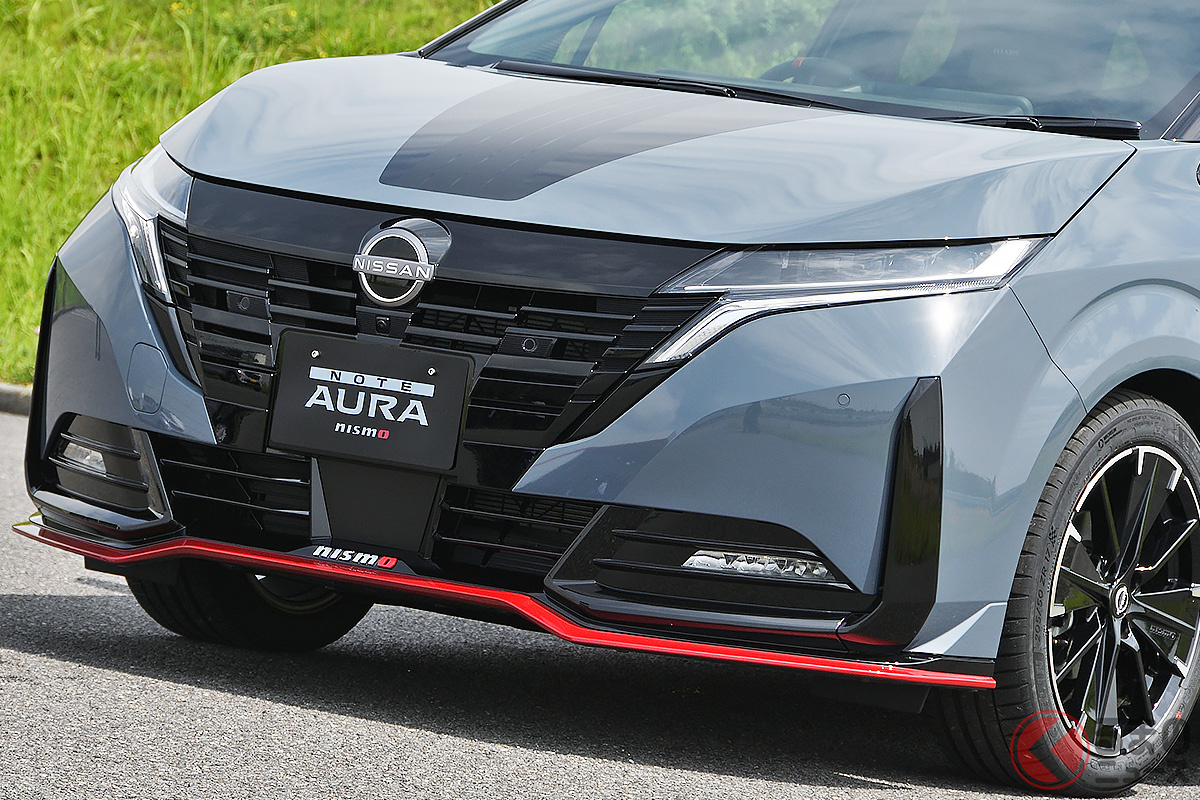 精悍さアップ! 日産 新型「ノートオーラ NISMO」マイナーチェンジモデル