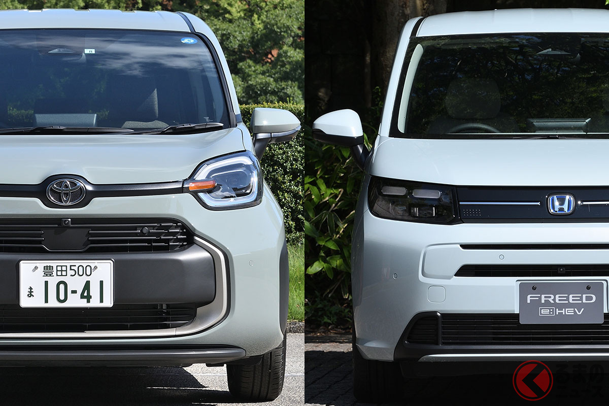 人気のコンパクトミニバン「シエンタ」と「フリード」