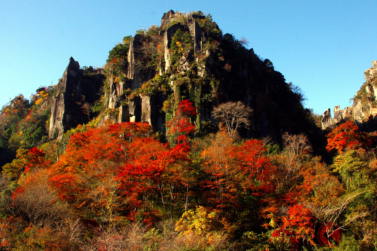 深耶馬渓の一目八景(画像提供:大分県中津市の耕地課)