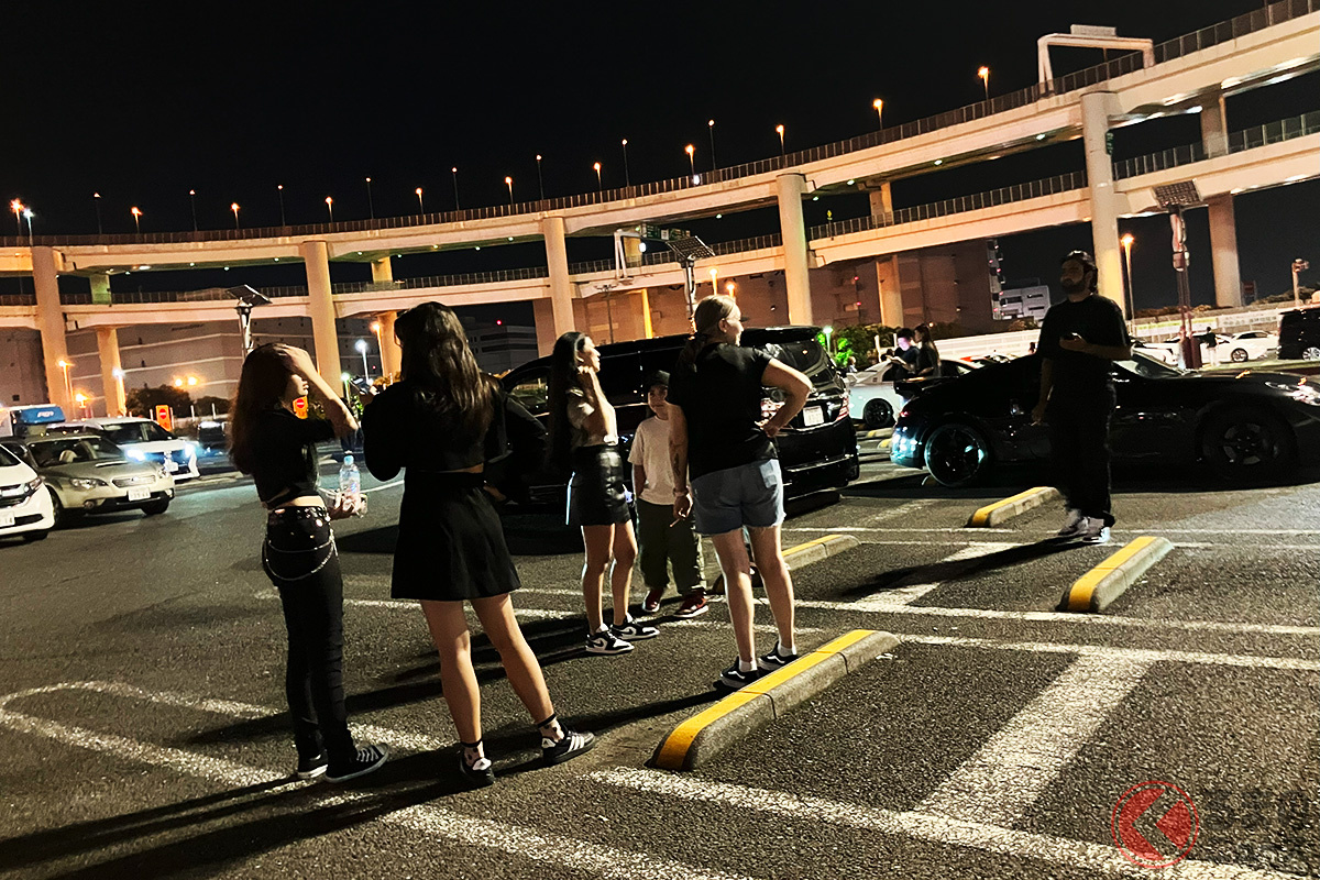 いまや走り屋の聖地から…世界的な観光名所になった「大黒PA」 (撮影:加藤博人)