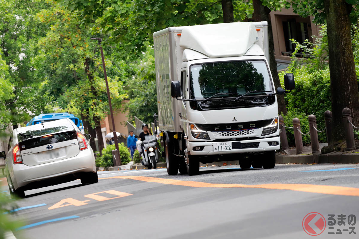 都市部での「eキャンター」の恩恵は大きい