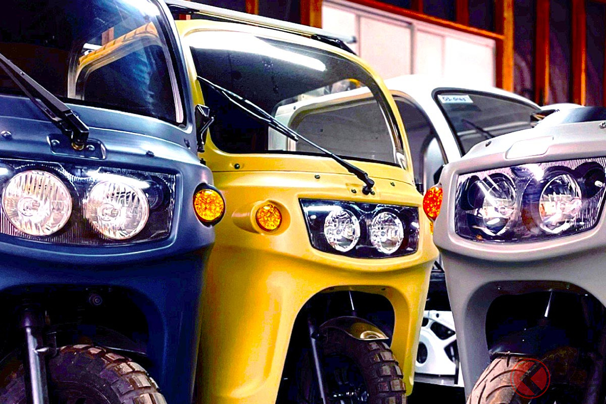 クルマやバイクの良さを合体させた注目の「トライク」!