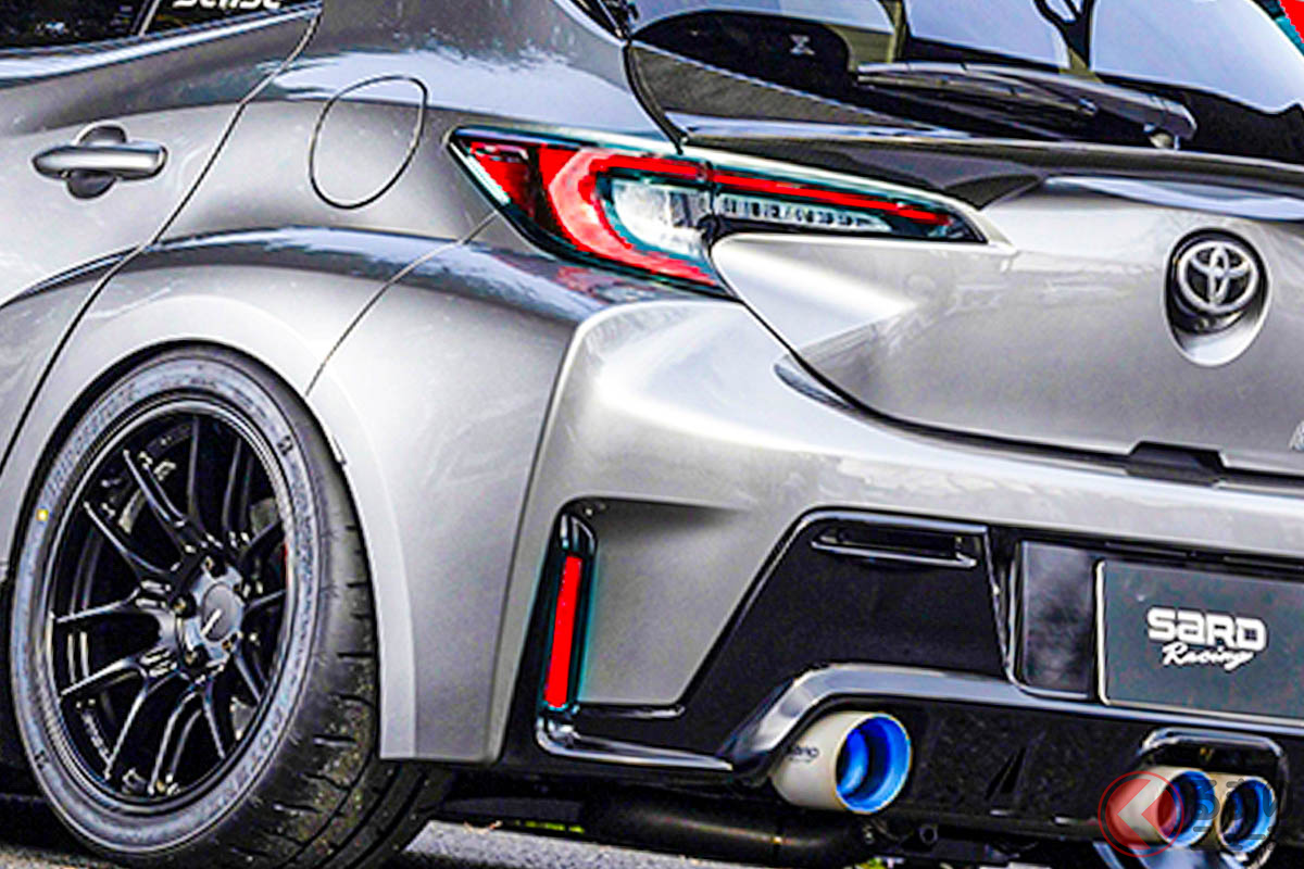 GT1パフォーマンスエアロを取り付けた「GRカローラ GT1」