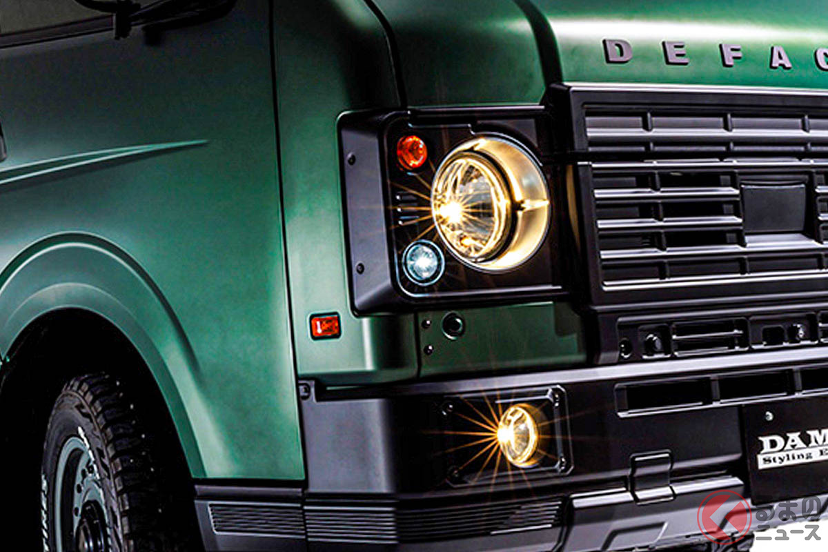 タフ顔がカッコイイ! DAMD新型「DEFACE」