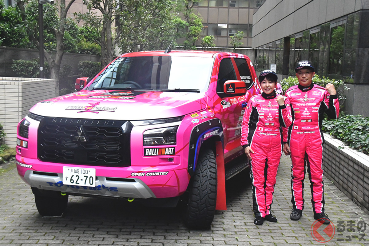 XCR スプリントカップ北海道に参戦する圭rally projectの三菱トライトン