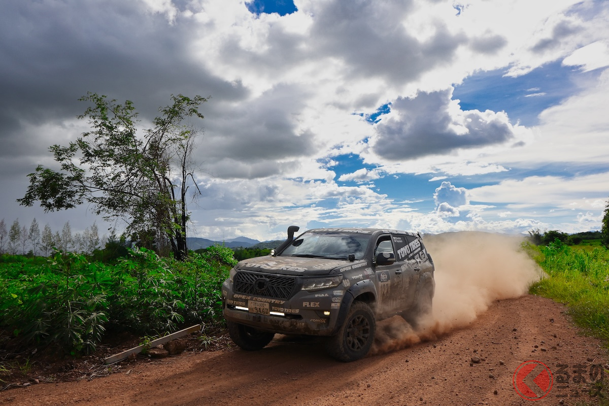 LEG4ではローレンジギアを巧みに操ることによって、ロックセクションもウインチを使うことなくクリアした