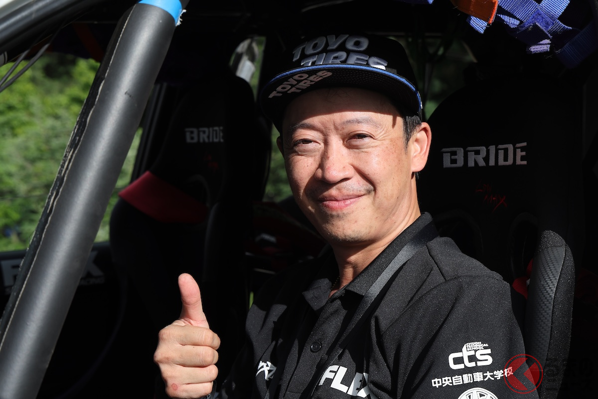 コ・ドライバー/ナビゲーターのデイチャポン選手