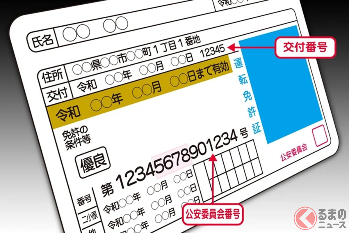 「12桁」の免許証番号から分かる情報とは？