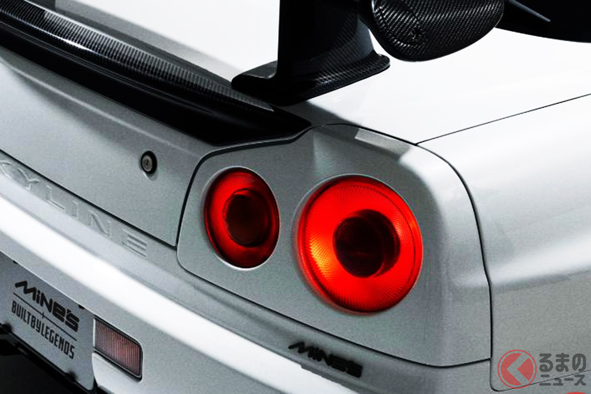 Built By LegendsとMine'sは共同で制作した「R34 スカイライン GT-R」(画像提供:Built By Legends)