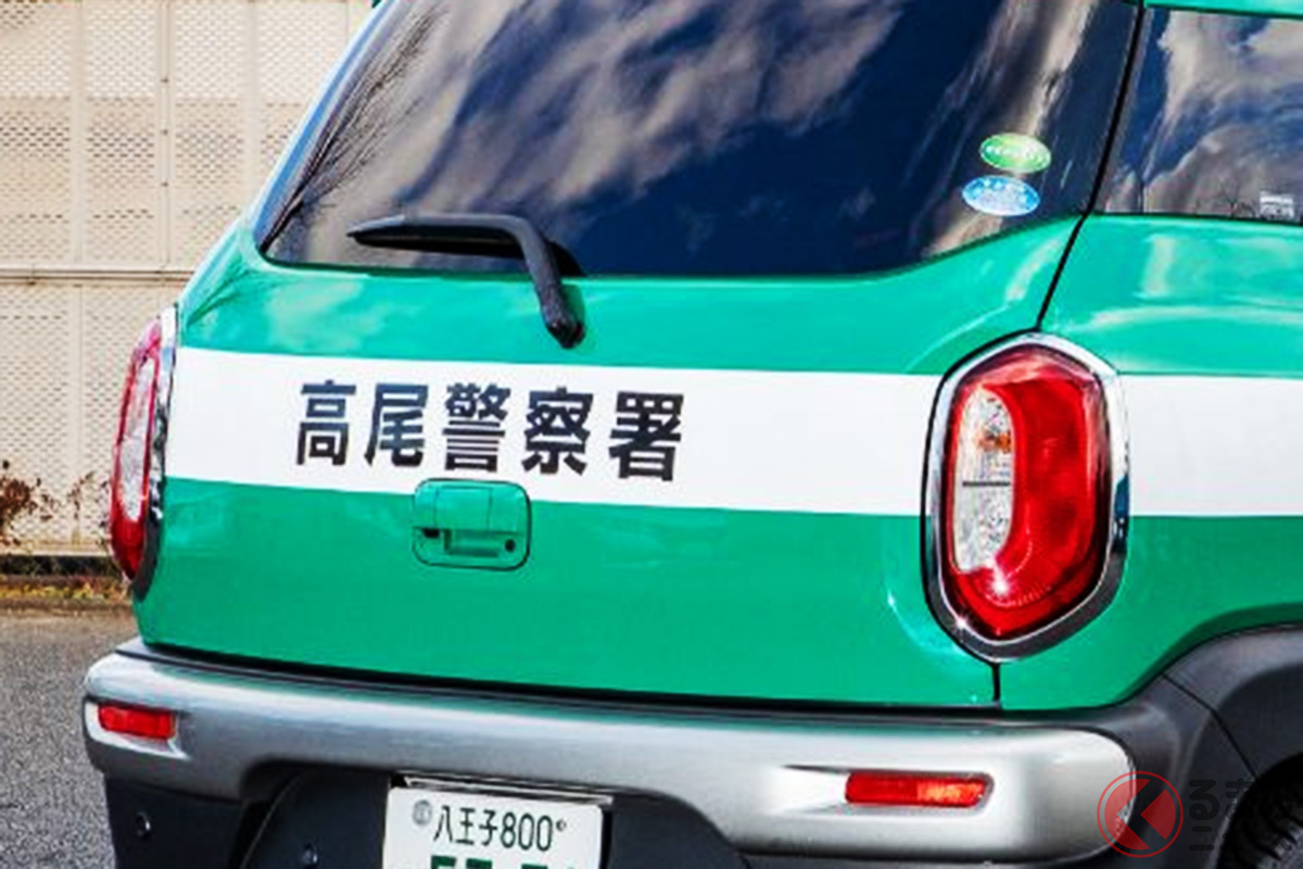 これは意外とレア? 高尾署山岳救助隊に配備されたスズキ「クロスビー」