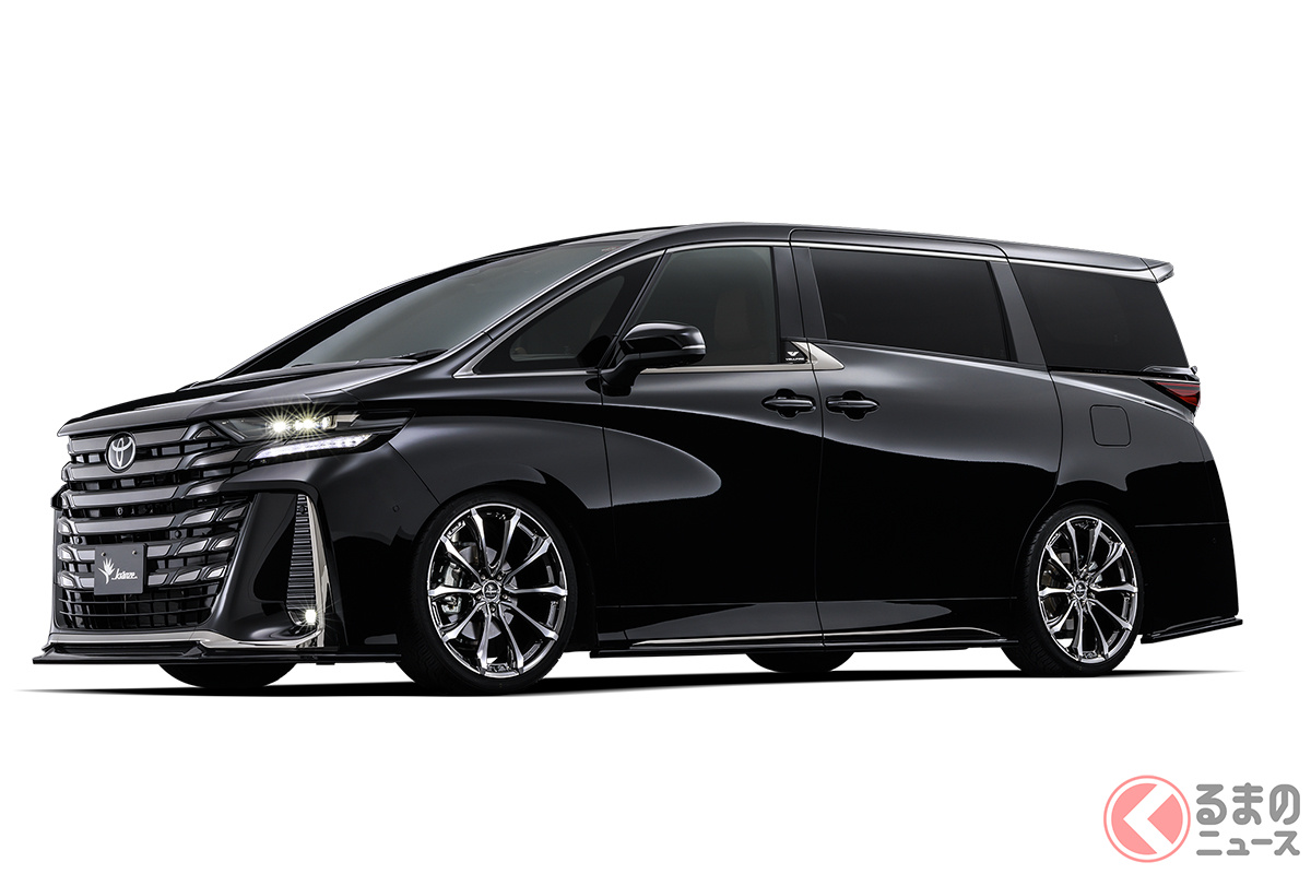 Kranze「Versam 030EVO」(SBCポリッシュ)を履いたトヨタ ヴェルファイア