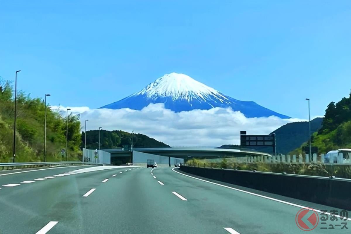 富士山が綺麗に見える山アテ道路に反響集まる!(画像:写真AC)