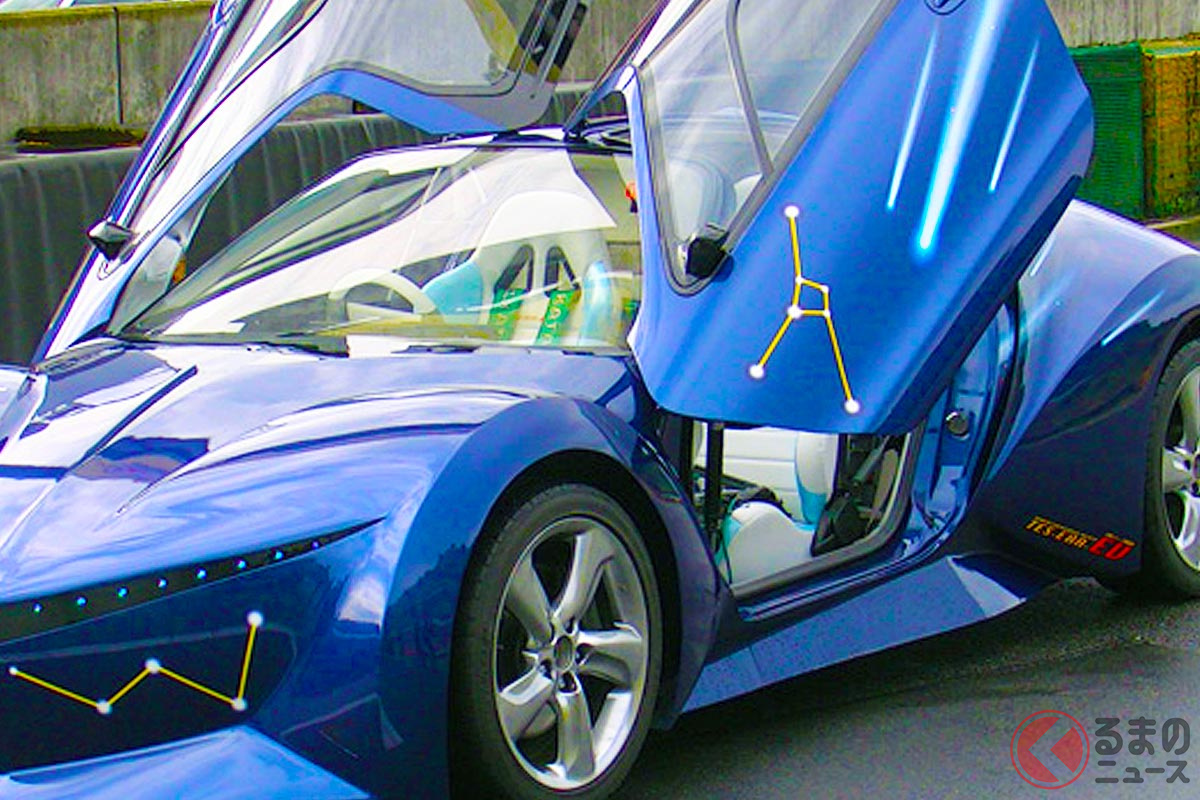 トヨタの爆速「ガルウイング・スポーツカー」