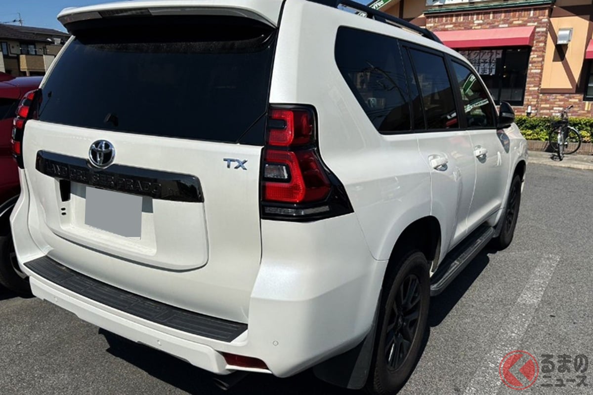 栃木シティに所属する西山大雅選手のプラド(画像提供:栃木シティ・西山大雅選手)