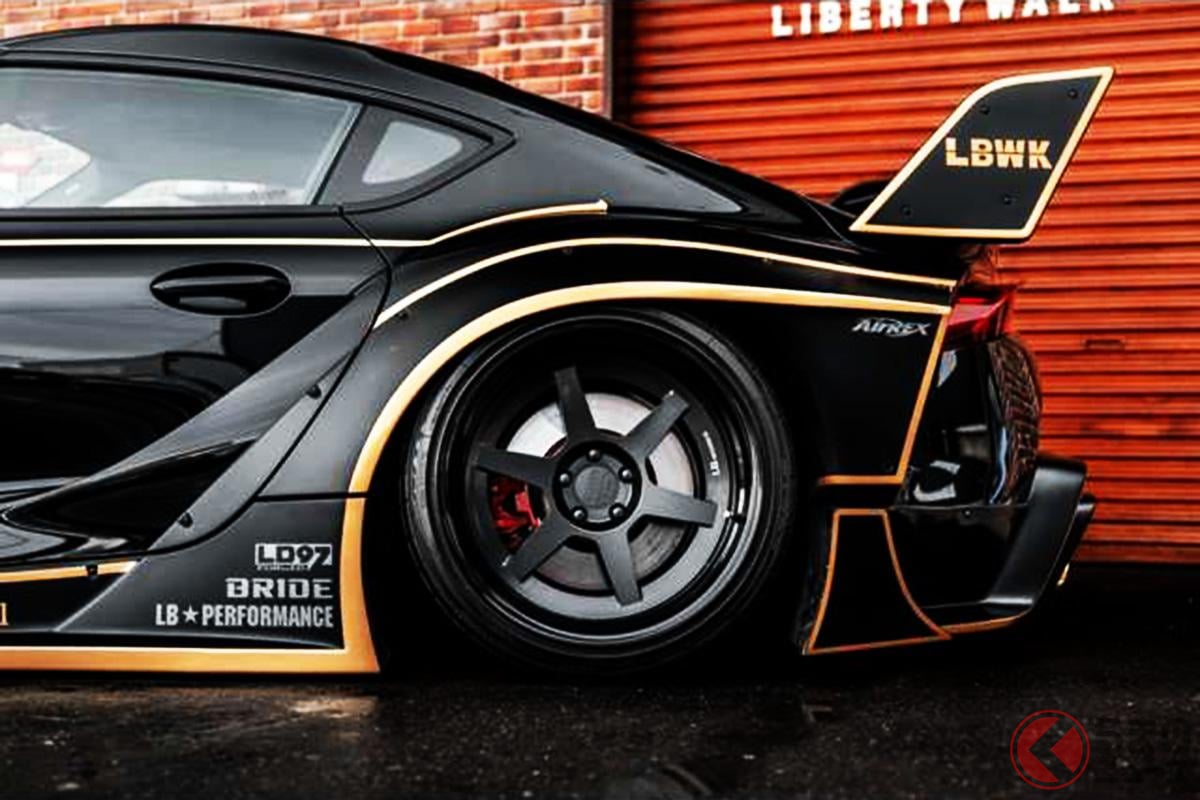 Liberty walk HOKKAIDOで売りに出されている「GRスープラ」(画像提供:Liberty walk HOKKAIDO)