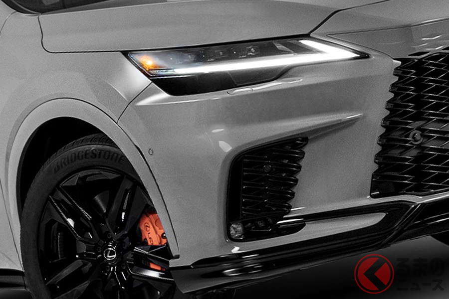 黒パーツが精悍な「RX 500h ブラックラインスペシャルエディション」