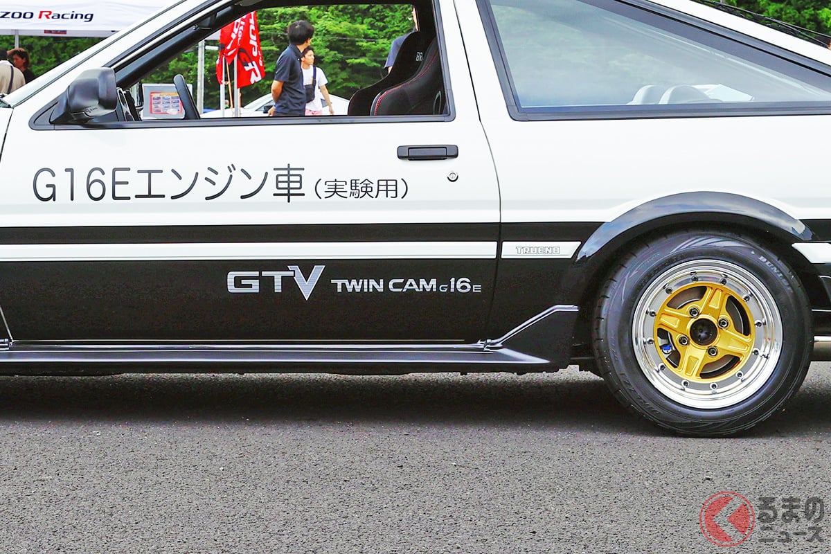 「G16E」搭載の「AE86 G16E Concept」 (画像:TOYOTA GAZOO Racing)