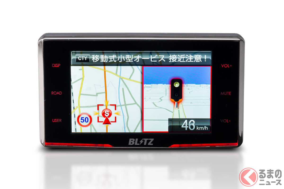 ブリッツから発売されたレーザー&レーダー探知機「Touch-LASER TL314R」