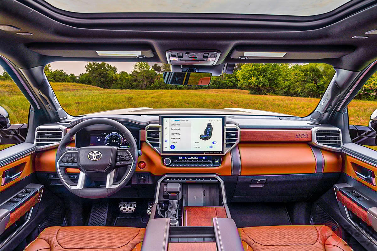 内装もめちゃ豪華! トヨタ新型「セコイア」特別仕様車「1794エディション」のインテリア
