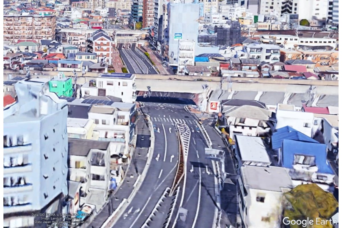 船橋～八千代～佐倉に新バイパスが!?（画像：Google Earth）。