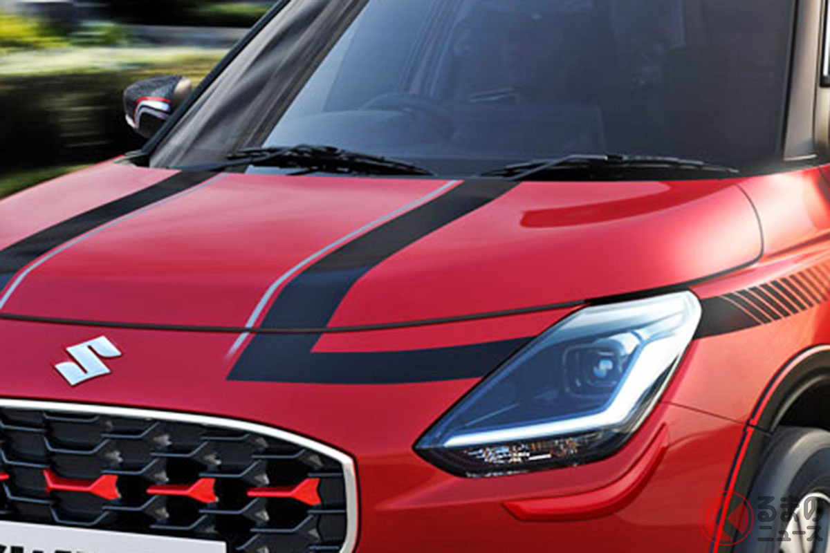 スズキ「スイフト」(インド仕様車・画像は純正アクセサリー装着車)