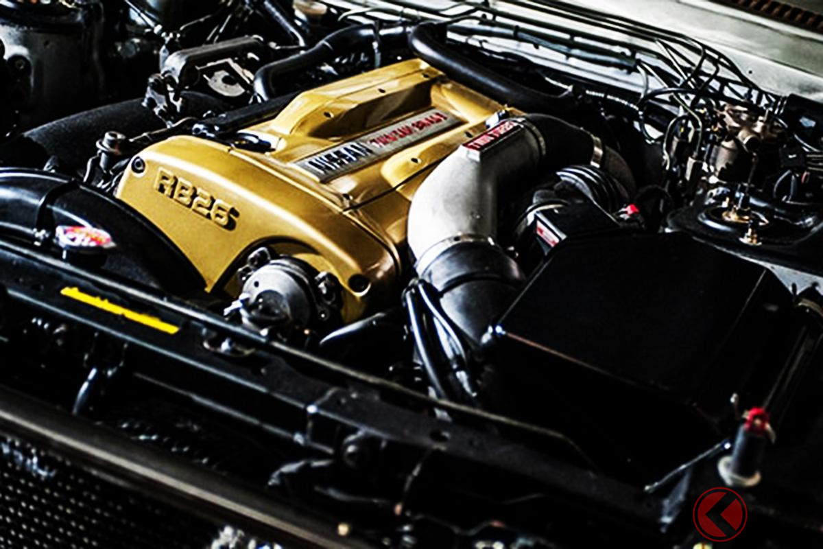 平成版ケンメリに搭載されるRB26(画像提供:Rocky Auto)