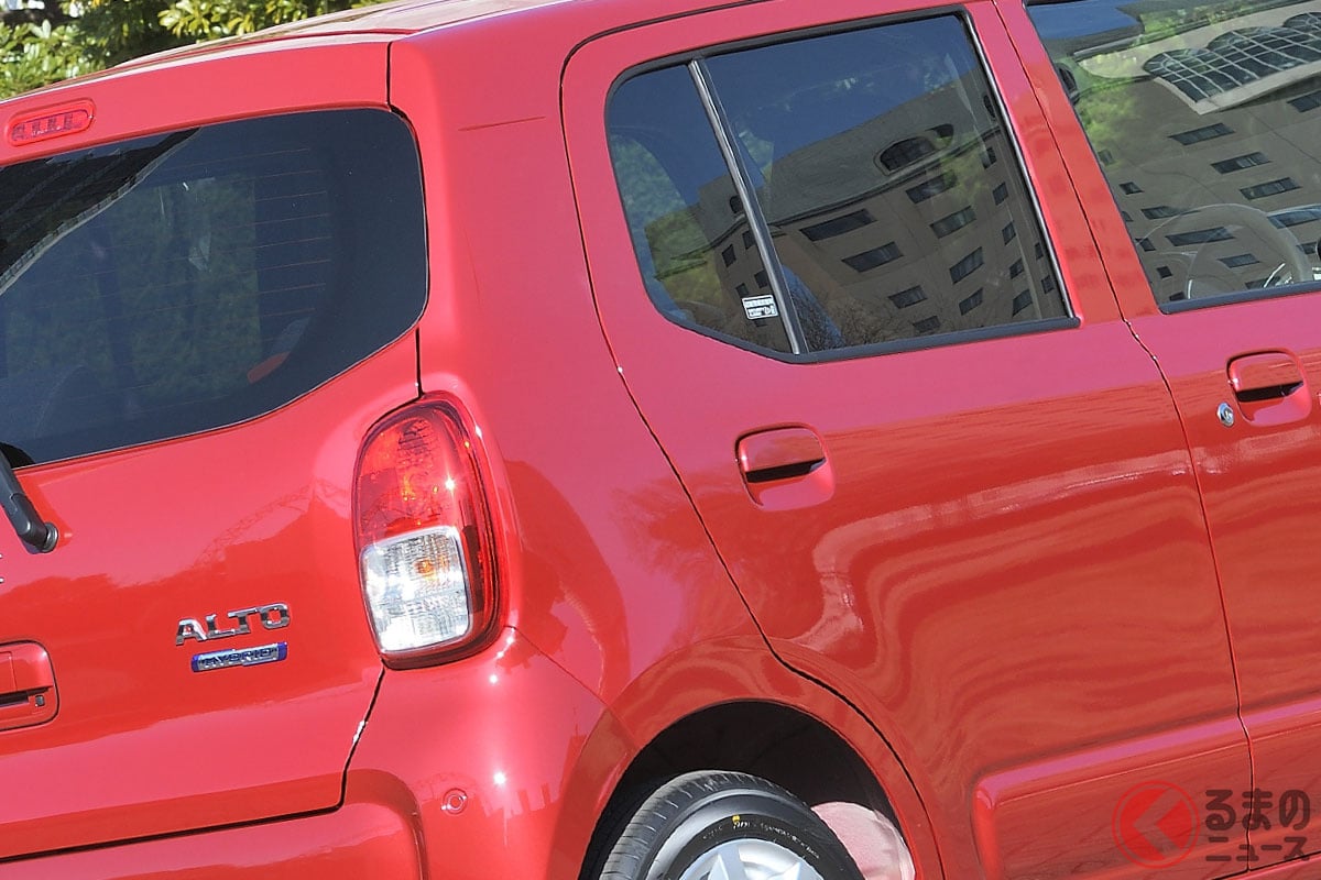 次期「アルト」は超軽量化目指す!(画像は現行モデル)