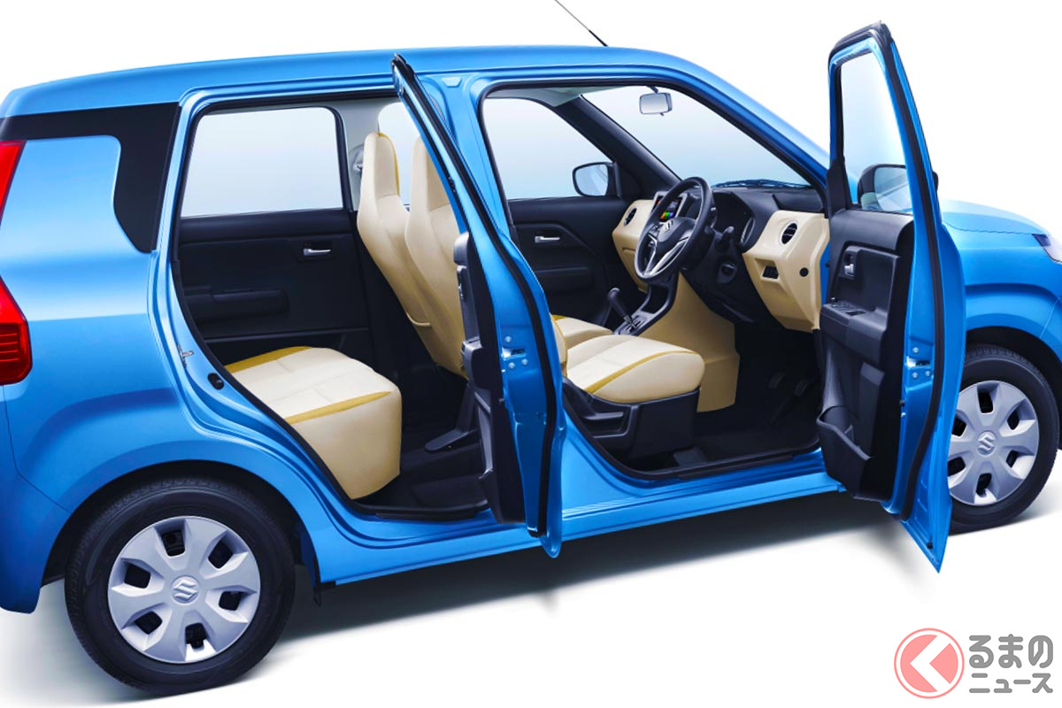 スズキの公開した最新「ワゴンR」に驚きの声!(※画像はCBG車のベースとなる海外仕様)