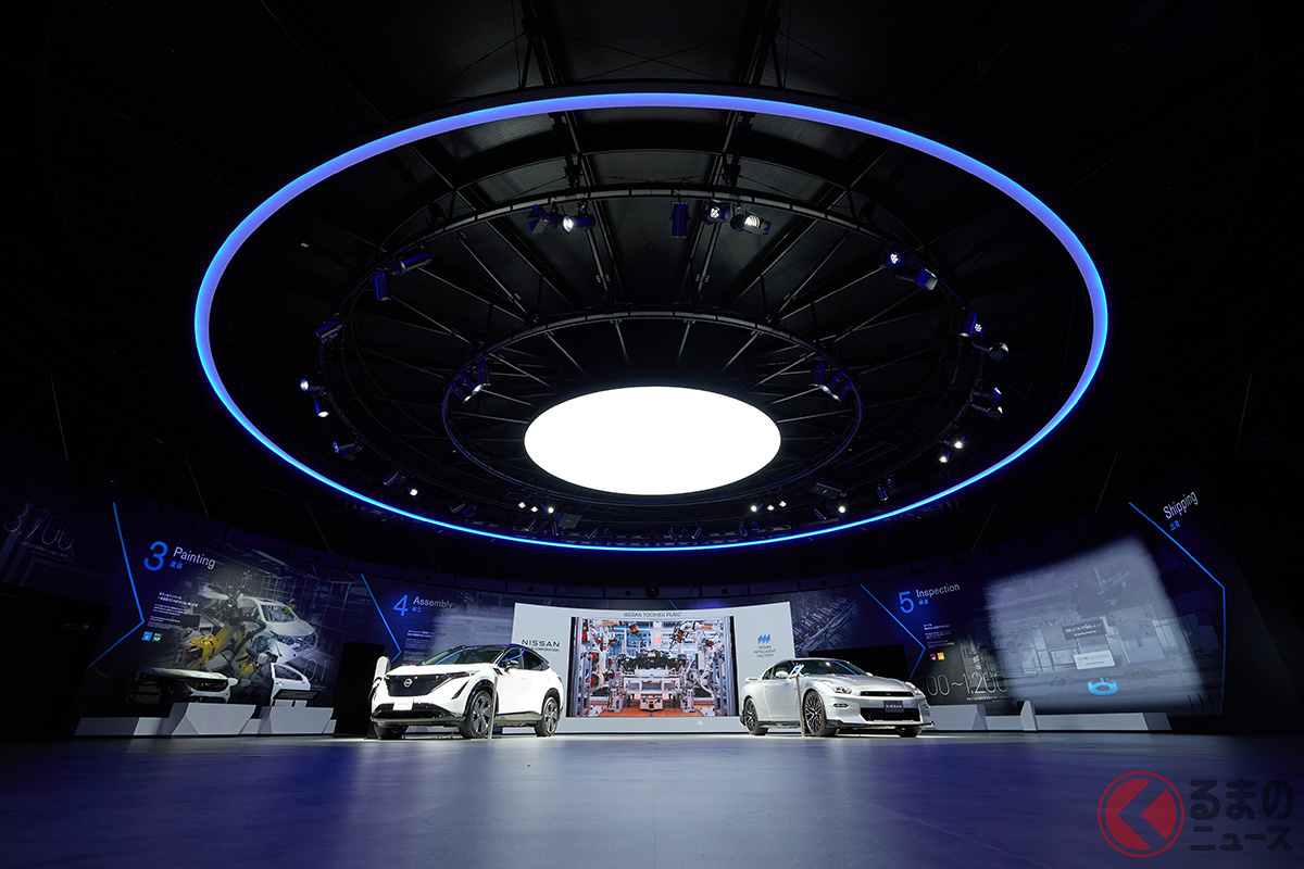 なんか宇宙みたい…日産が栃木工場を訪れる工場見学者用ゲストホールのリニューアル