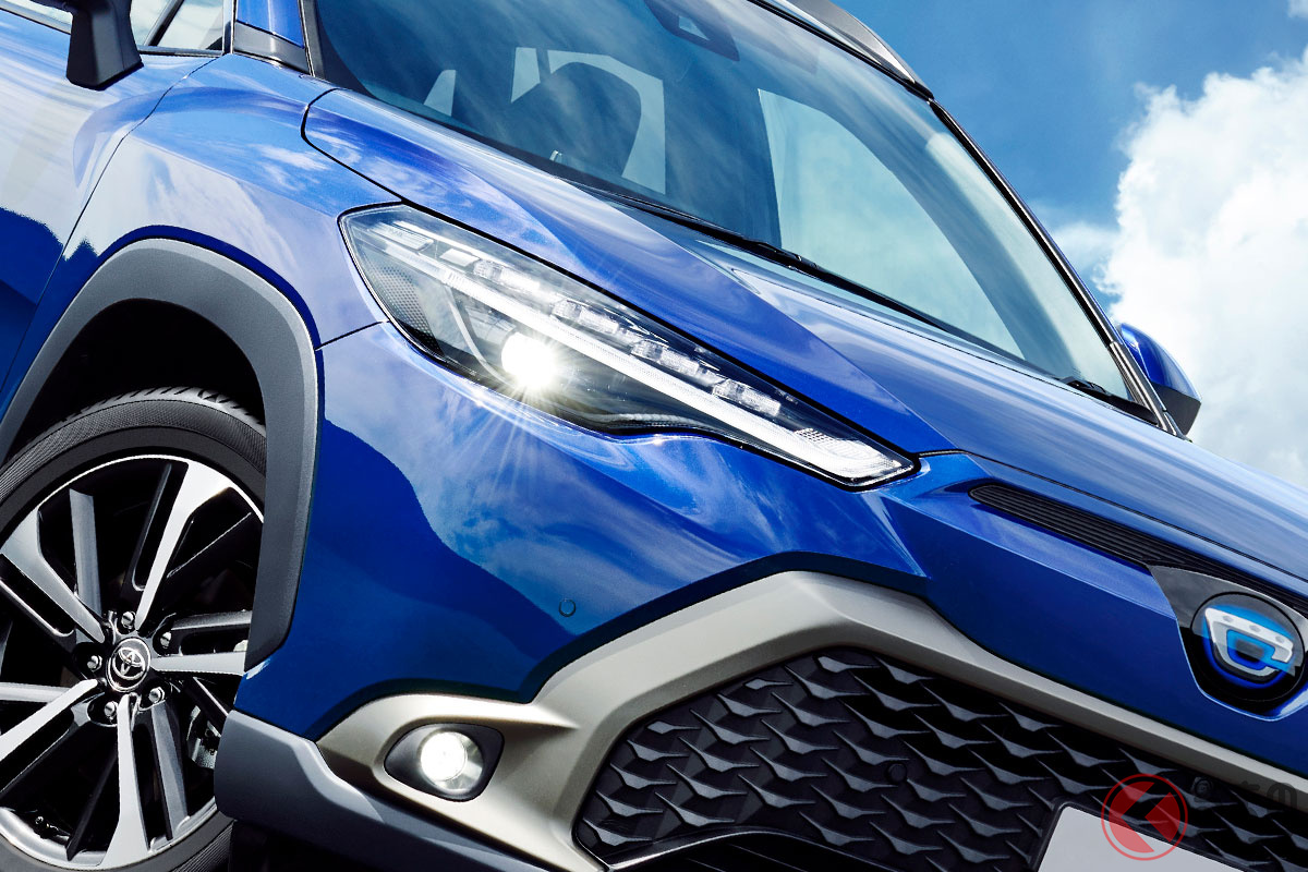 迫力あるグリルとアイラインがカッコイイ! 「カローラクロス」(日本仕様)