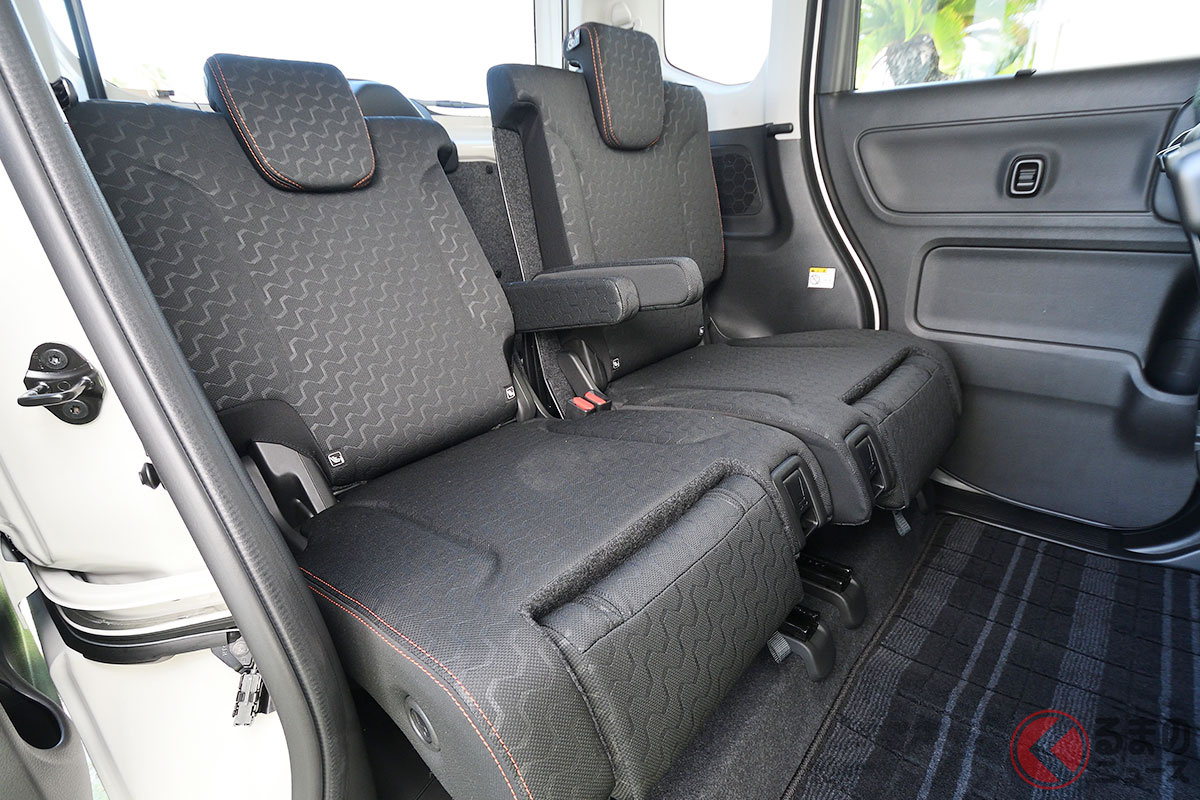 「スペーシアギア」の快適&豪華リアシート