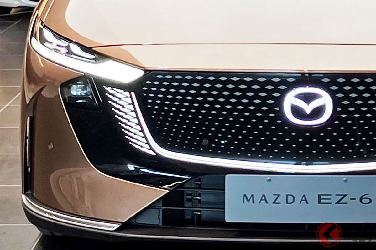 日本初上陸！ 流麗フォルムが超カッコイイ新型「MAZDA EZ-6」［Photo：MAZDA］