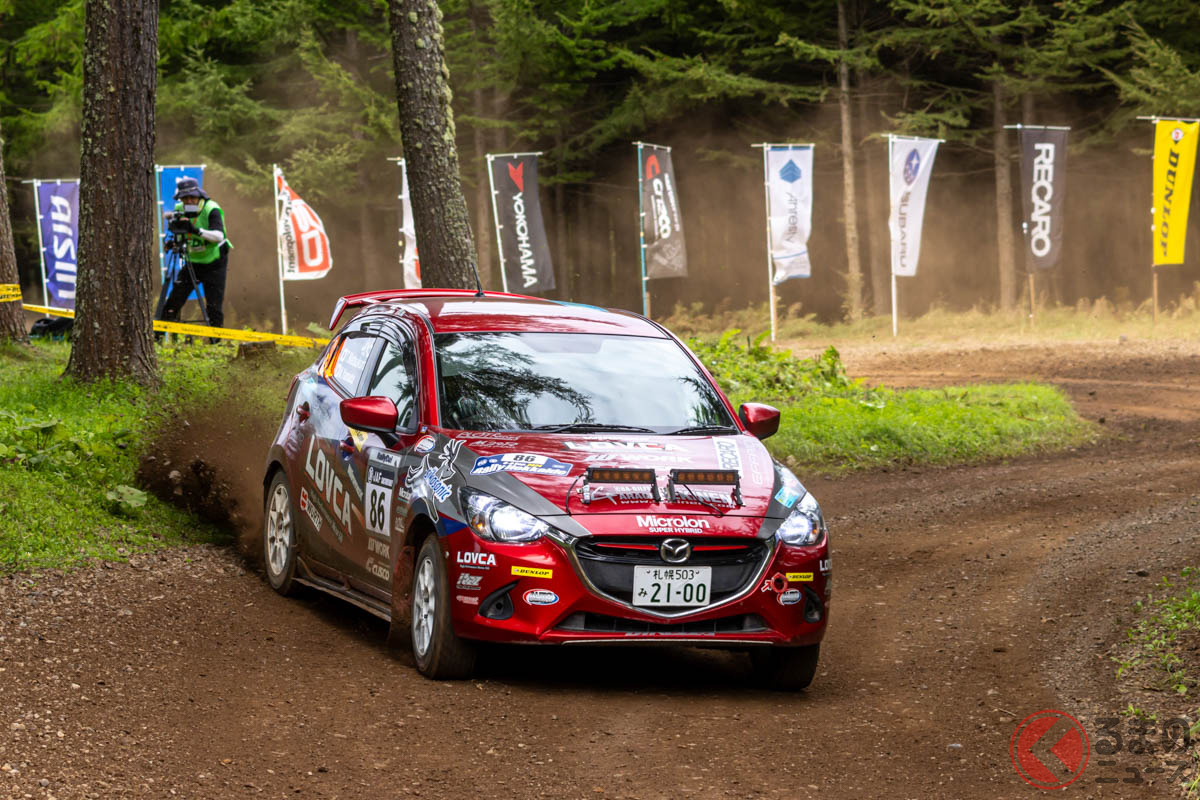 45分サービスでミッション交換を実施した松倉・山田組