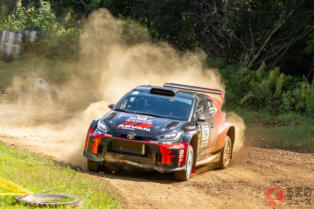 奴田原 文雄/東 駿吾組が操るADVAN KTMS GRヤリスRally2