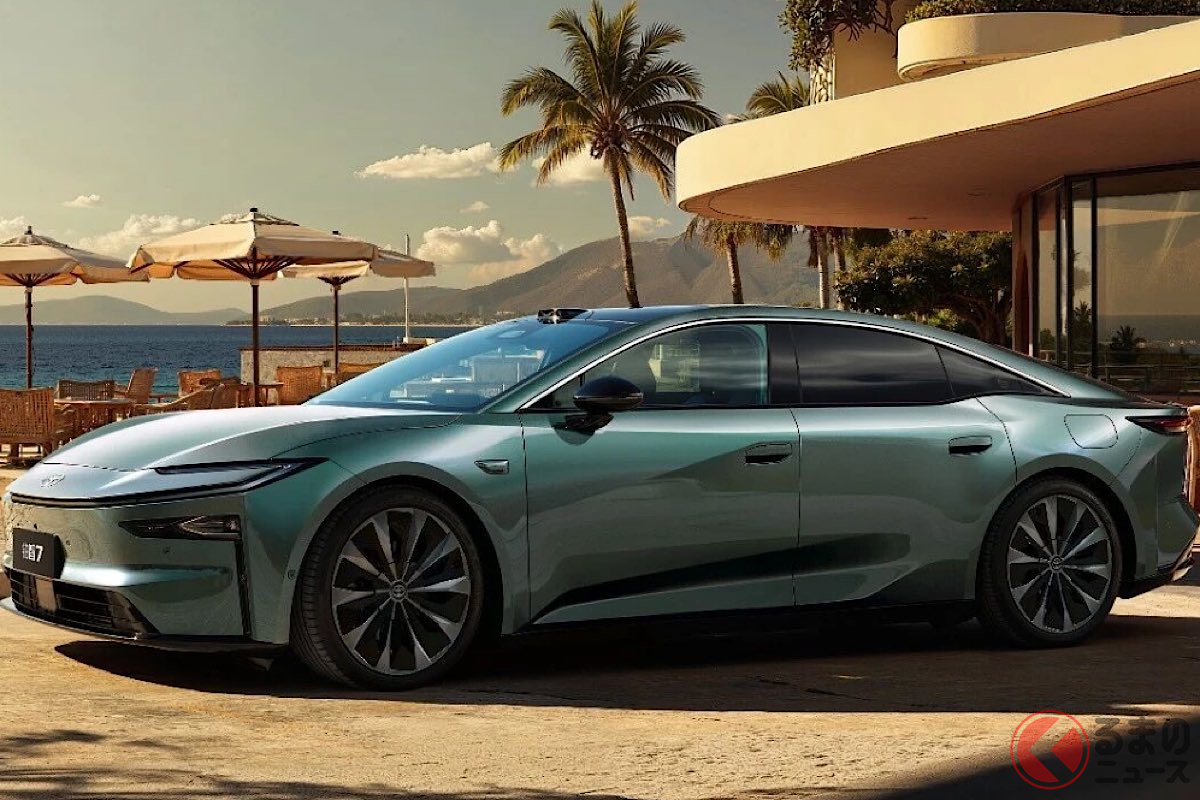 広汽トヨタは2025年9月11日に中国のSNS「微信（Wechat）」「微博(Weibo）」でbZ7の新たな公式画像を公開