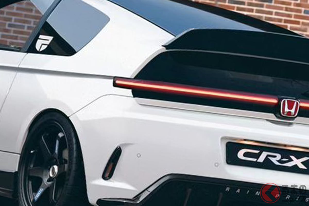 こんな姿で復活もアリ!? 現代版「CR-X」のCG(Photo:Rain Prisk)