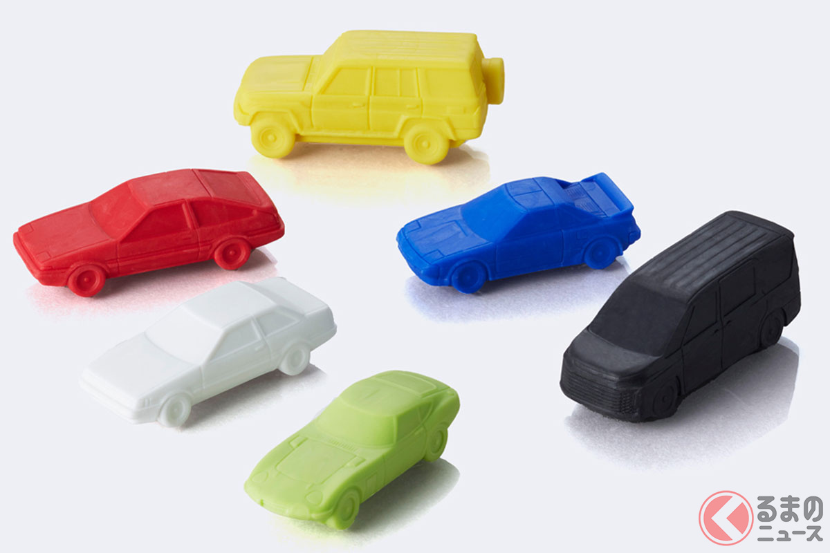 「超精密スーパーカー消しゴム」 第6弾 全6車種