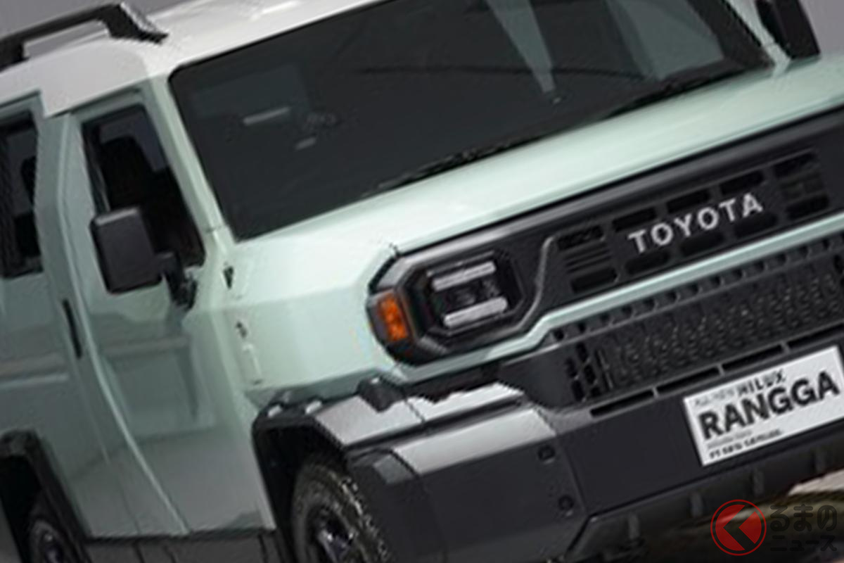 もう見た目はミニランクル! インドネシアで公開されたトヨタ新「ハイラックス ランガ SUVコンセプト」