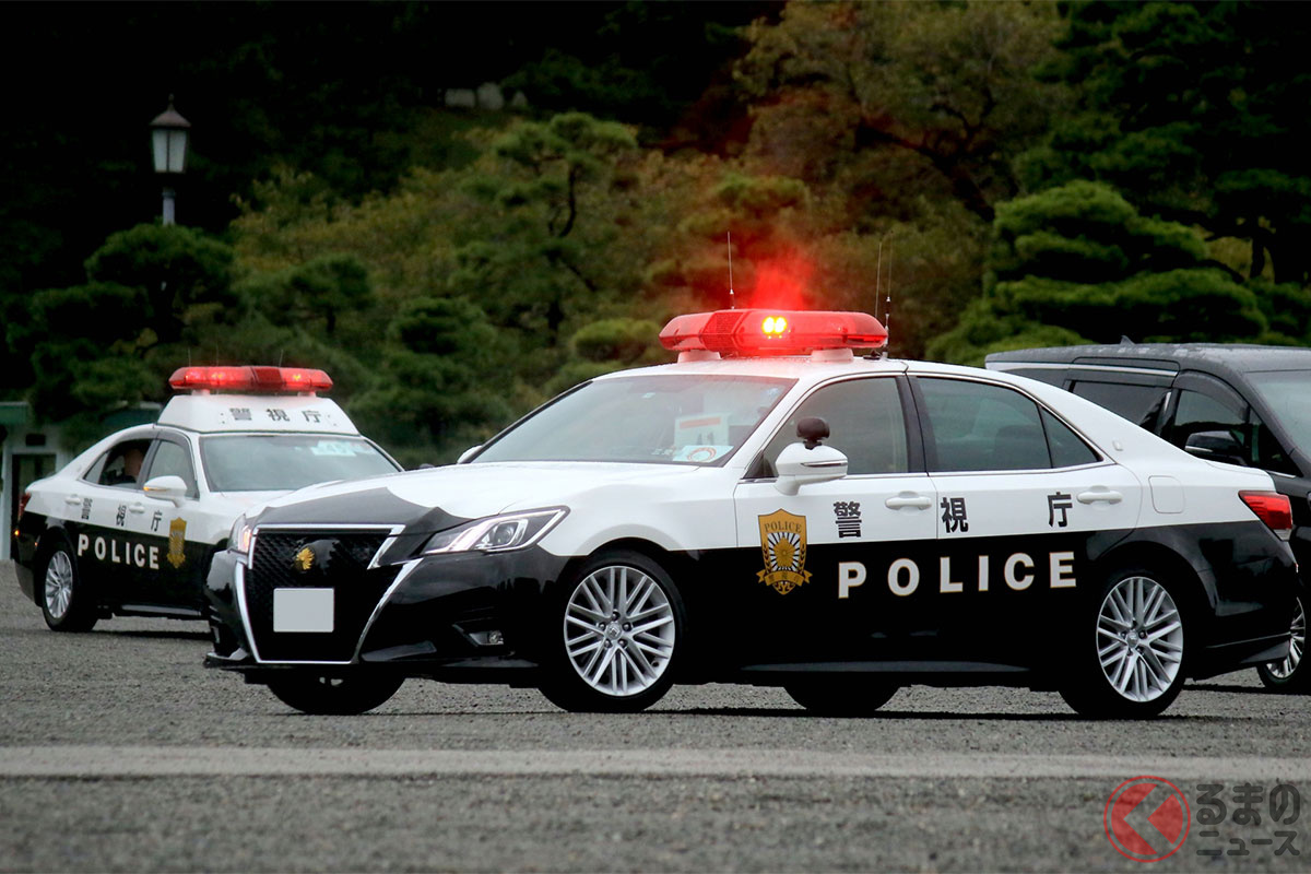 覆面パトカーと通常のパトロールカーでは同じベース車両を用いるケースが一般的です［画像はイメージです］