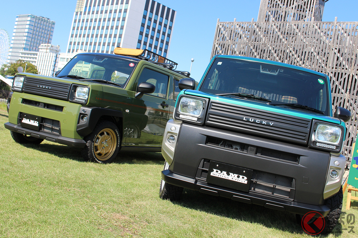 「DAMD PARTY 2024」で世界初公開されたダイハツ「タフト」用ボディキット「TAFT LUCKY(タフト ラッキー)」